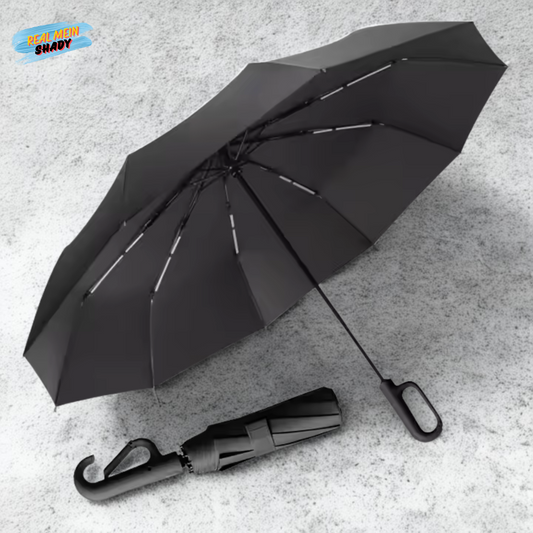 Real Mein Shady Compact Travel Umbrella With Carabiner Handle