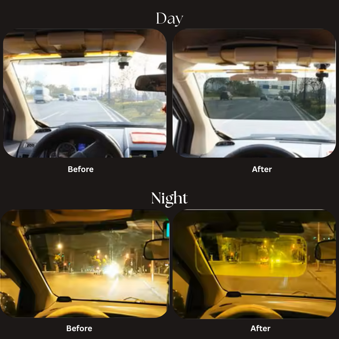 Anti-Glare Visor for Day & Night (2 in 1) by Real Mein Shady