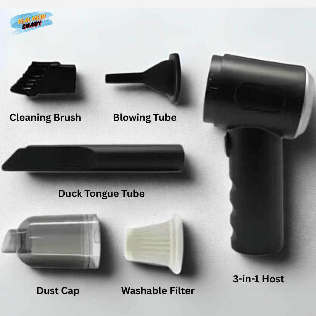 3-in-1 Wireless Portable Vacuum Cleaner with Blower by Real Mein Shady