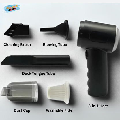 3-in-1 Wireless Portable Vacuum Cleaner with Blower by Real Mein Shady