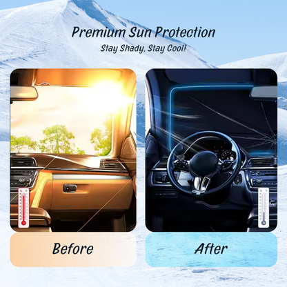 Real Mein Shady Car Windshield Umbrella