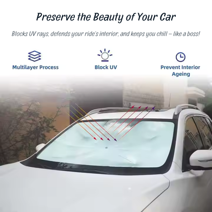 Real Mein Shady Car Windshield Umbrella